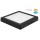 Downlight panel Cuadrado LED Superficie Negro 25W CCT
